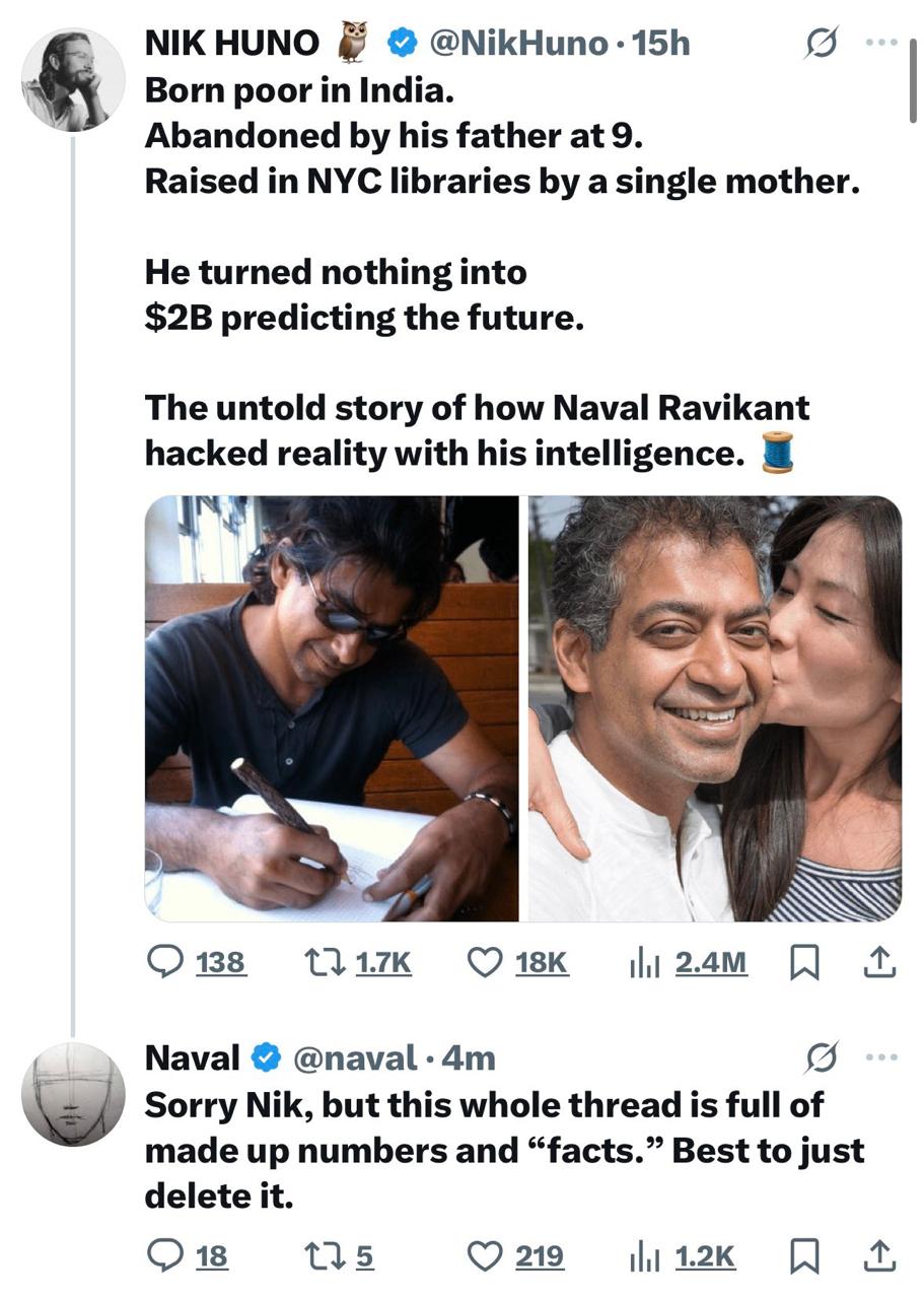 नौसेना Ravikan एक x उपयोगकर्ता का जवाब नहीं देता है। (X/@nikhuno) नौसेना Ravikan एक x उपयोगकर्ता का जवाब नहीं देता है। (X/@nikhuno)